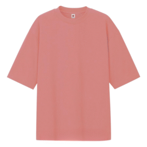 T-Shirt Kaos Polos Big Oversize PEACH Cotton Combed 24s Premi - PEACH, M