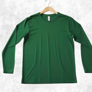 Kaos Polos Panjang 30S OLIVEGREEN Cotton Combed 30s Premium - Hijau